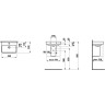 Мини-раковина LAUFEN PRO S 45x34 подвесная 8.1596.1.000.104.1